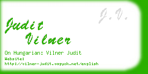 judit vilner business card